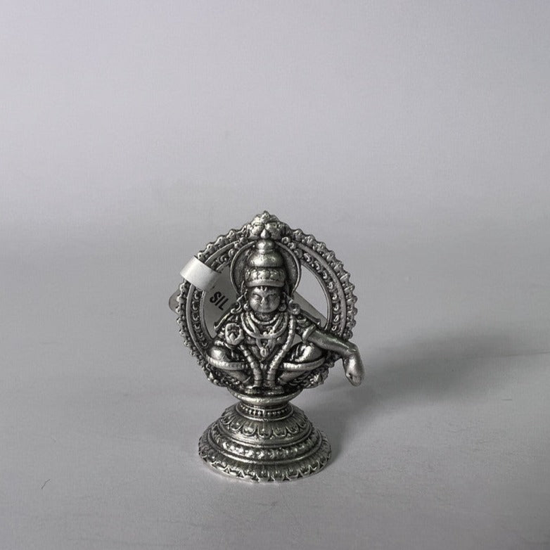 Pure Silver Ayyappa Idol Antique