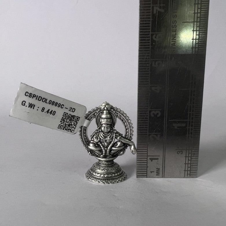 Pure Silver Ayyappa Idol Antique