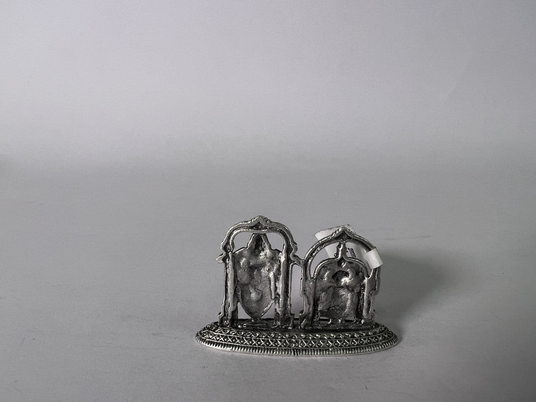 Pure Silver Balaji And Padmavathi Antique Idol