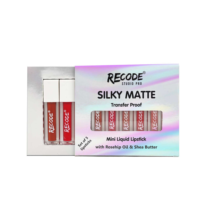 Recode-5-SILKY-MATTE-MINI-LIQUID-LIPSTICKS---6.25-ML