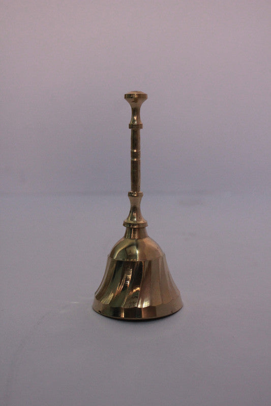 Brass Pooja Bell with Beautiful Handle