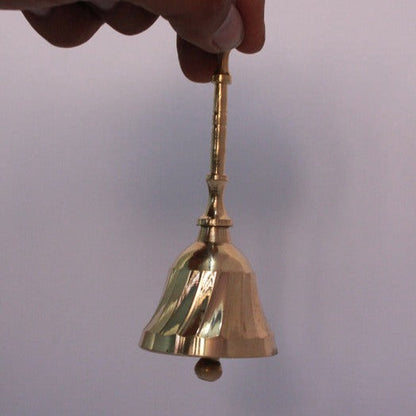 Brass Pooja Bell with Beautiful Handle