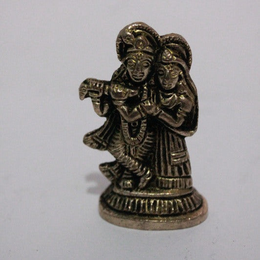 Brass Showpiece Radha Krishna Idol Statue