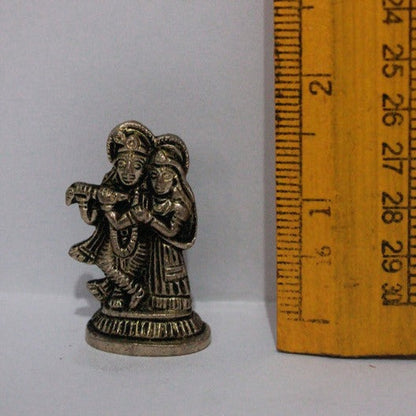 Brass Showpiece Radha Krishna Idol Statue