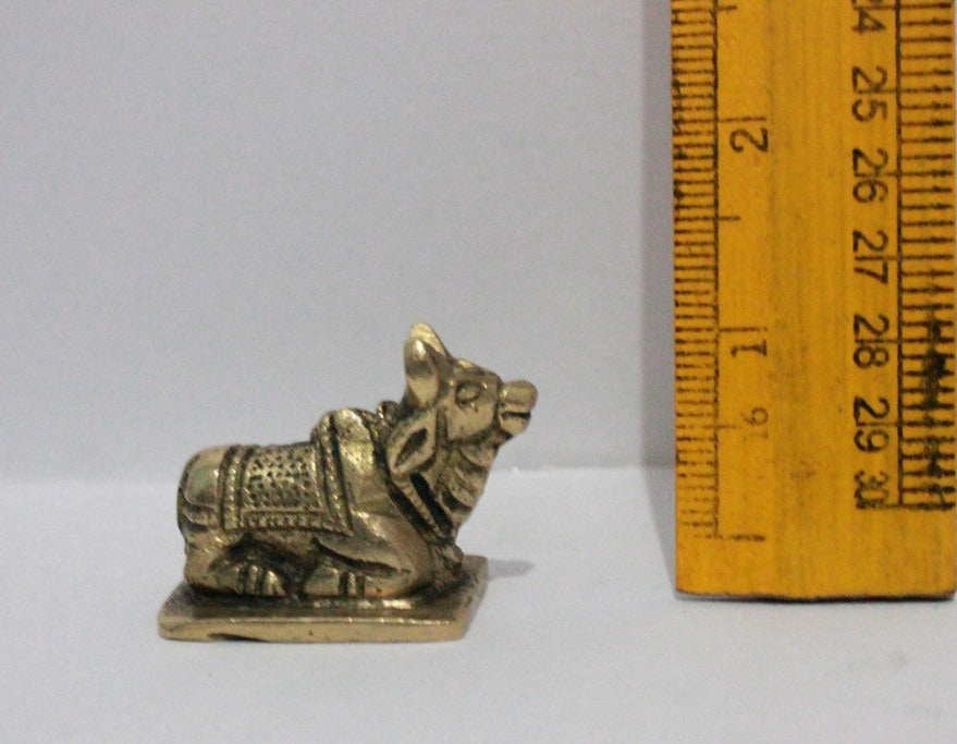 Brass Showpiece Nandi Statue