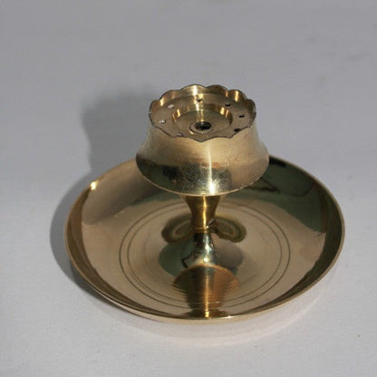 Brass Round Agarbatti Stand