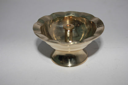 Brass Diya Deepak For Pooja