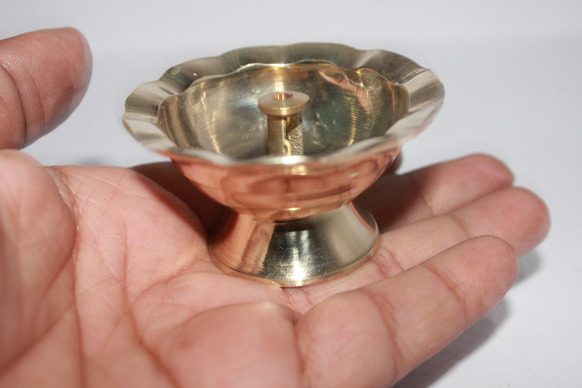 Brass Diya Deepak For Pooja