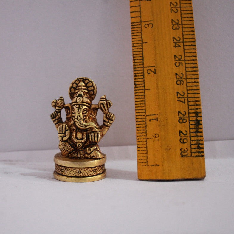 Brass Lord Ganesh Ji Idol Statue