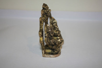 Brass Ganesh & Laxmi Statue