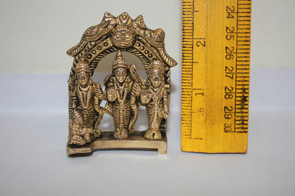 Brass Ram Darbar God Idol Statue