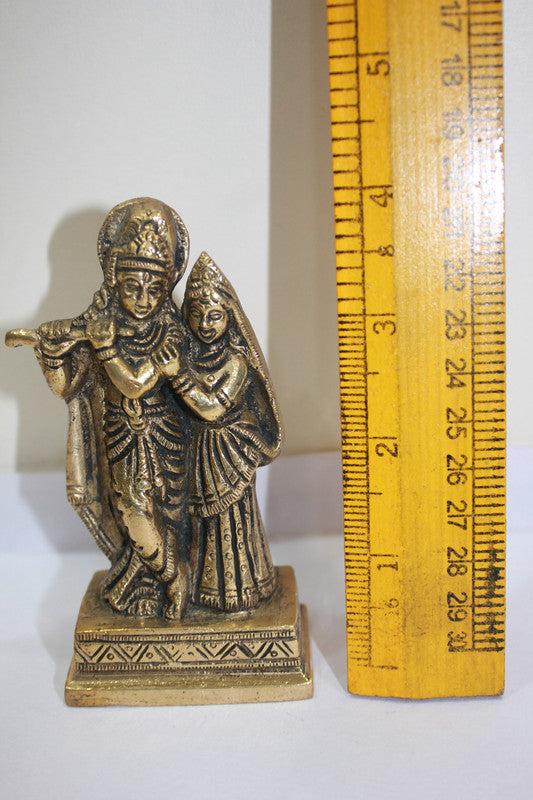 Brass Radha Krishan Statue