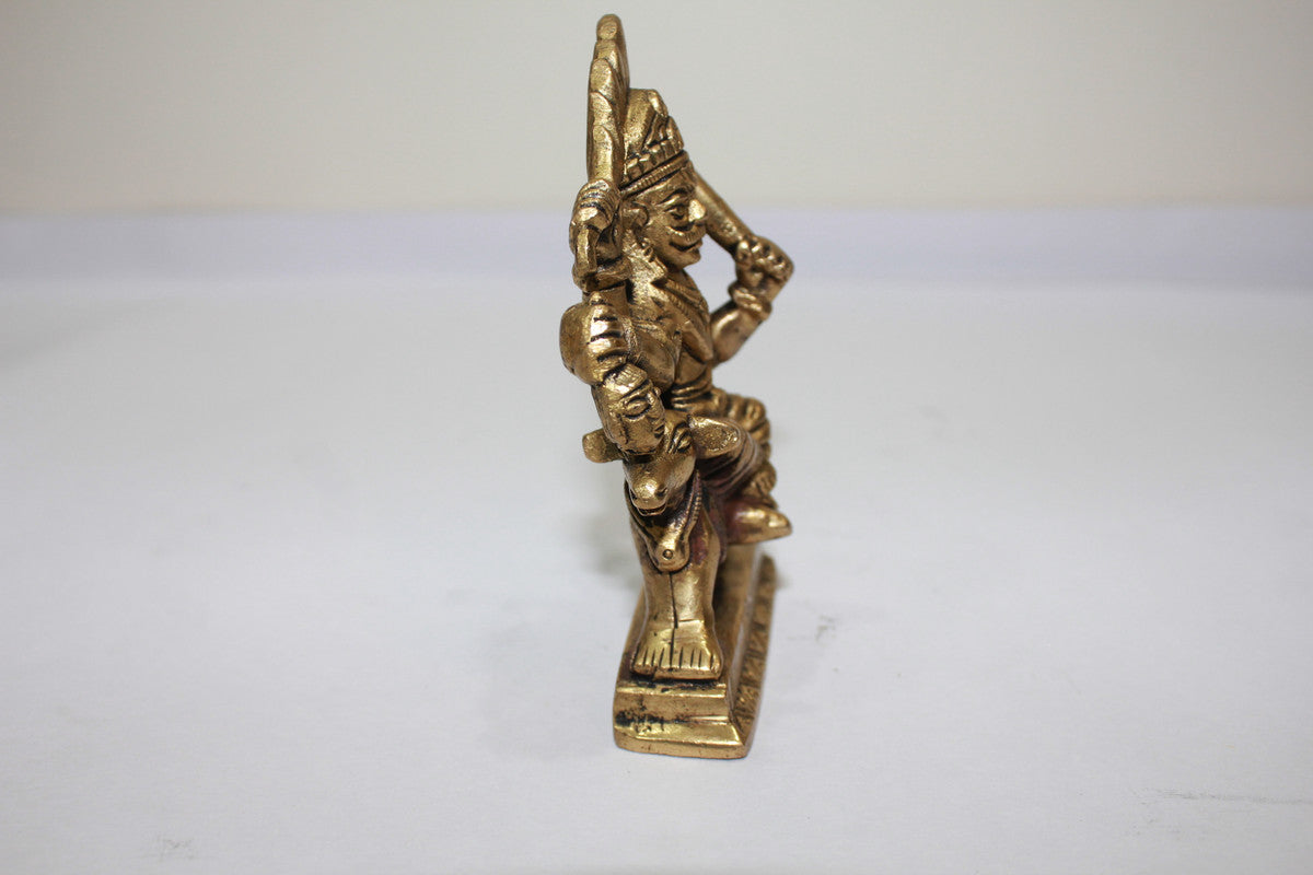 Brass Showpiece Bhairav Baba Statue