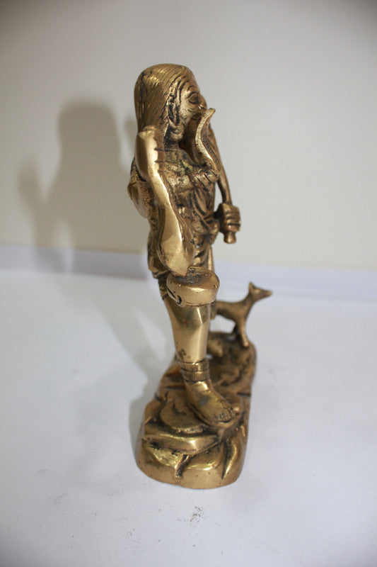 Brass Showpiece Bhairav Baba Statue