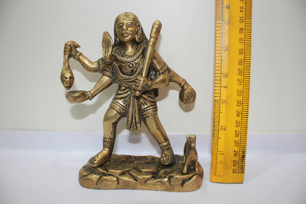 Brass Showpiece Bhairav Baba Statue