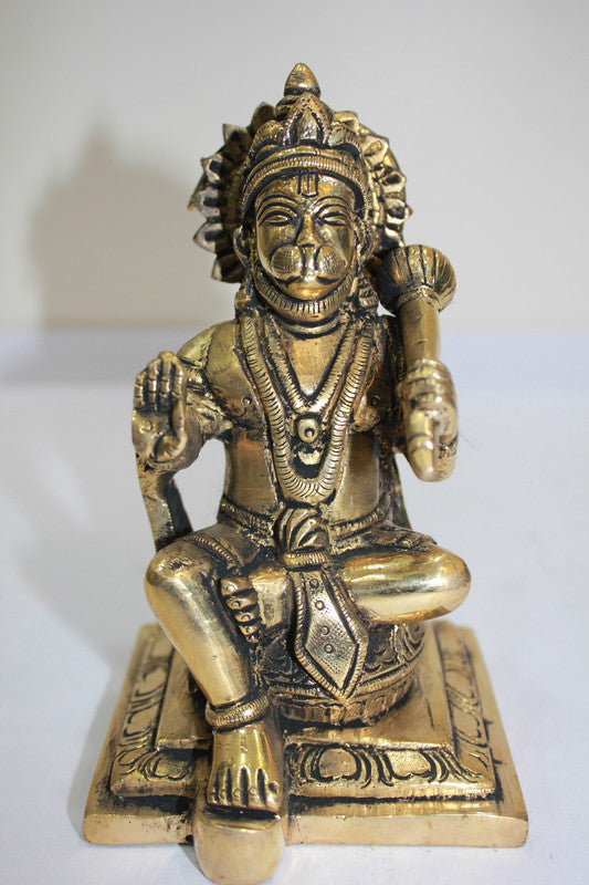 Brass Hanuman Ji God Idol Statue