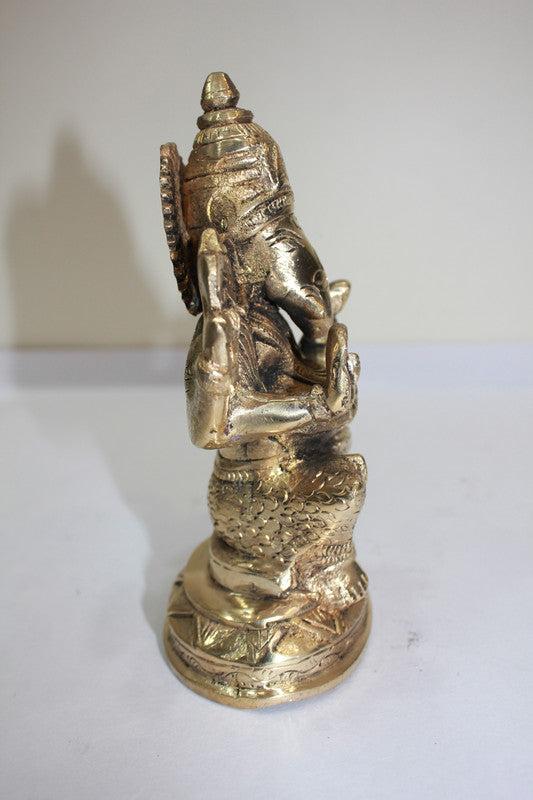 Brass Ganesh Ji Statue