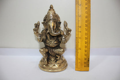 Brass Ganesh Ji Statue