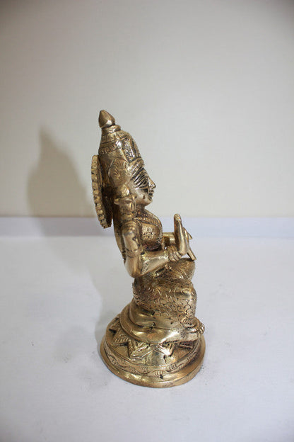 Brass Laxmi Ji Statue