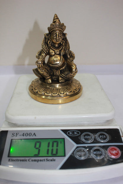 Brass Kuber Ji Statue