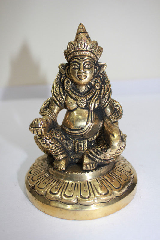 Brass Kuber Ji Statue