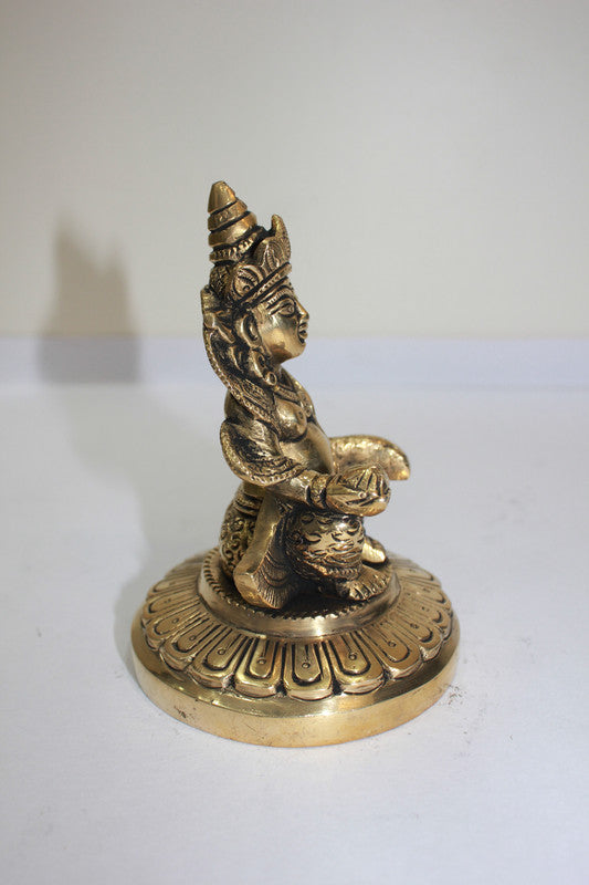 Brass Kuber Ji Statue