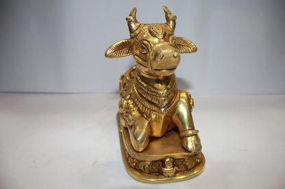 Brass Nandi Statue Idol