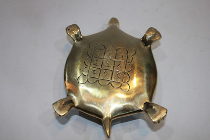 Brass Ganesha Tortoise Statue