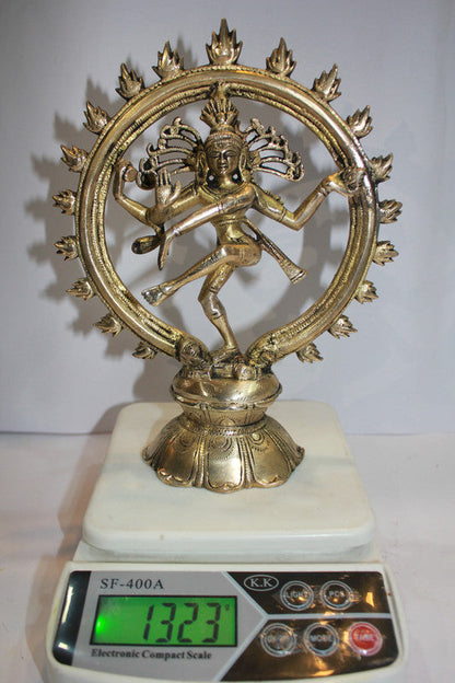 Brass Nataraja God Idol Statue