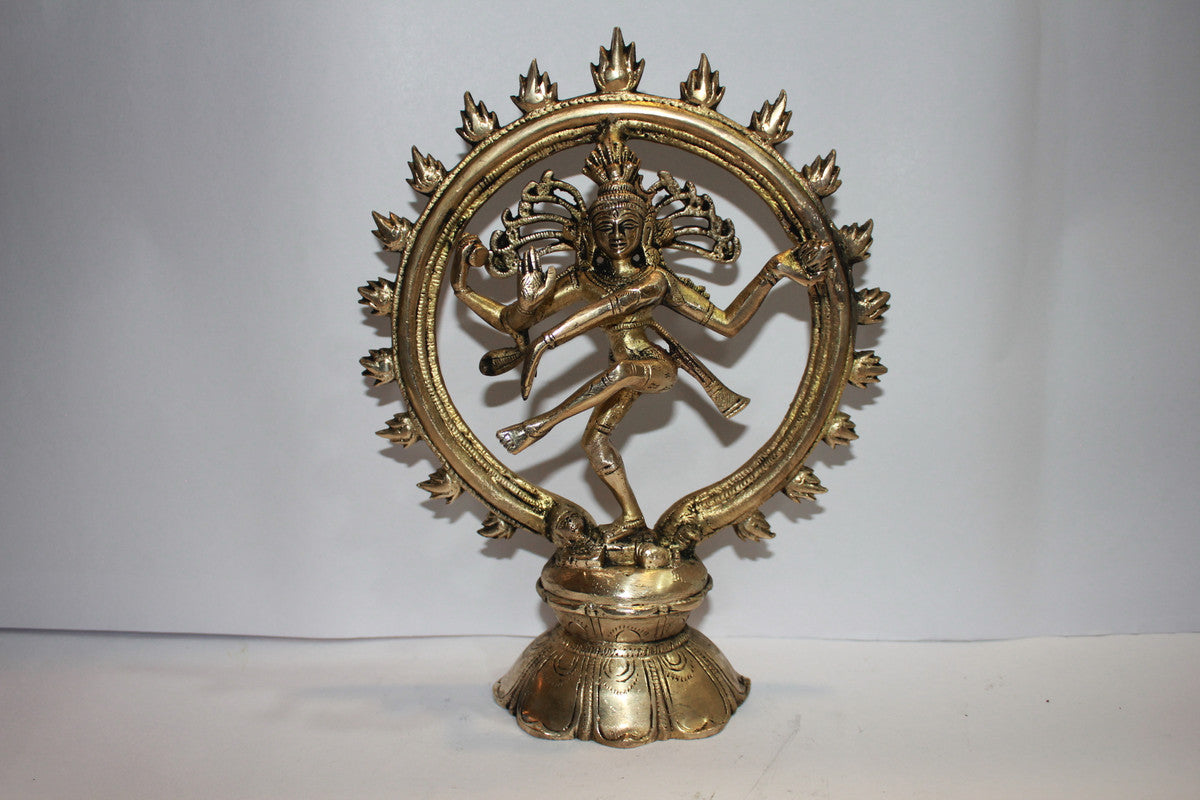 Brass Nataraja God Idol Statue