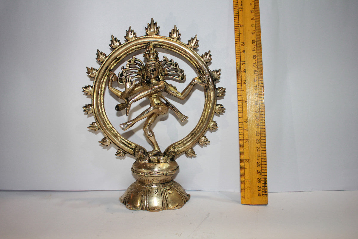 Brass Nataraja God Idol Statue