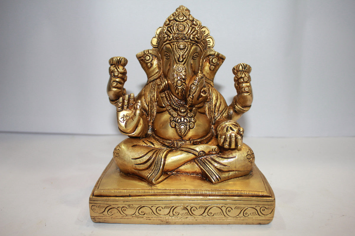 Brass Ganesh Ji Statue