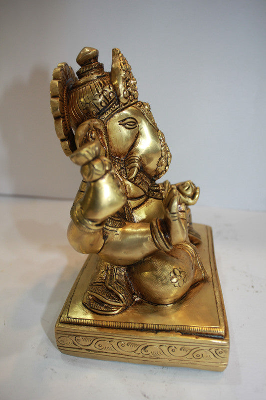 Brass Ganesh Ji Statue