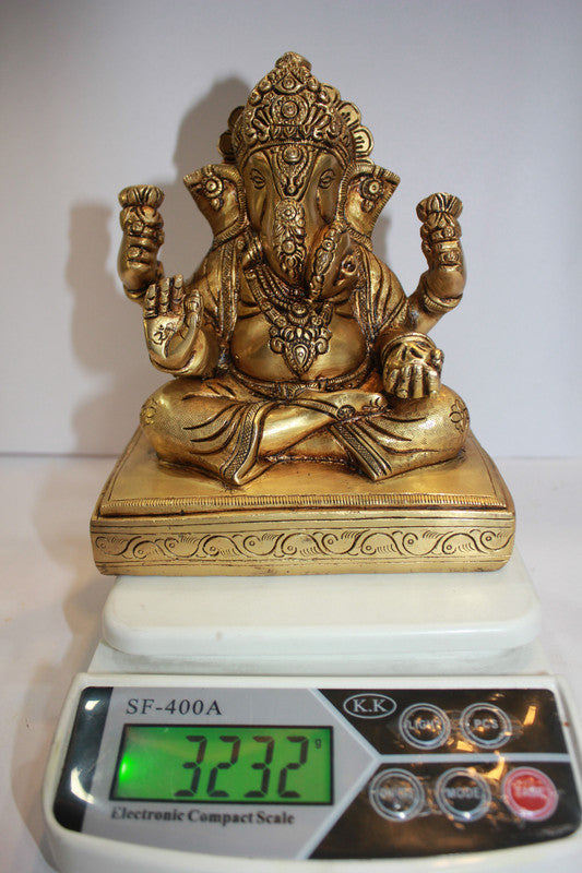 Brass Ganesh Ji Statue