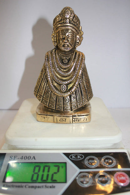 Brass Khatu Shyam Ji Statue