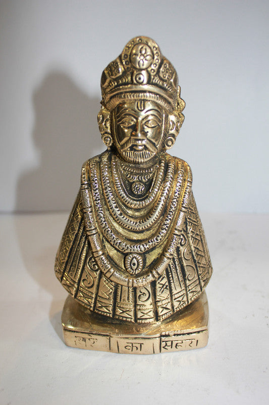 Brass Khatu Shyam Ji Statue