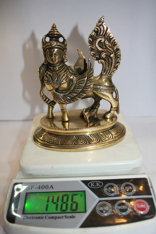 Brass Kamdhenu Cow Statue