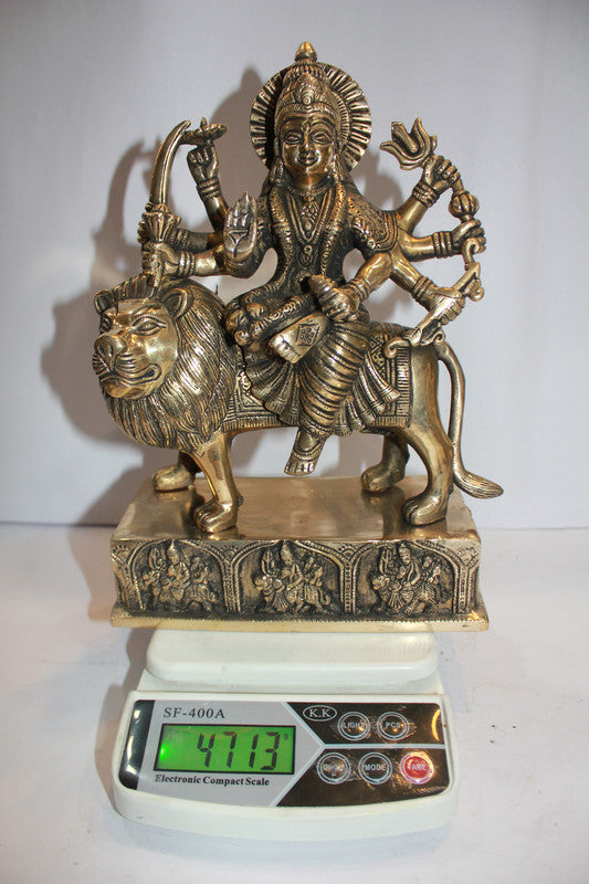 Brass Durga Ji Goddess Idol Statue