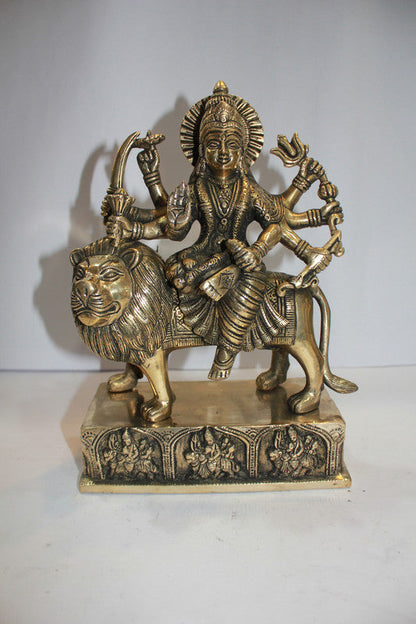 Brass Durga Ji Goddess Idol Statue