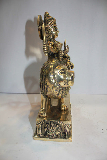 Brass Durga Ji Goddess Idol Statue