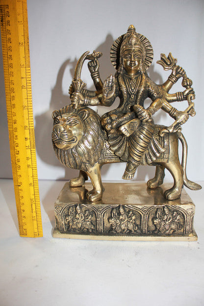 Brass Durga Ji Goddess Idol Statue