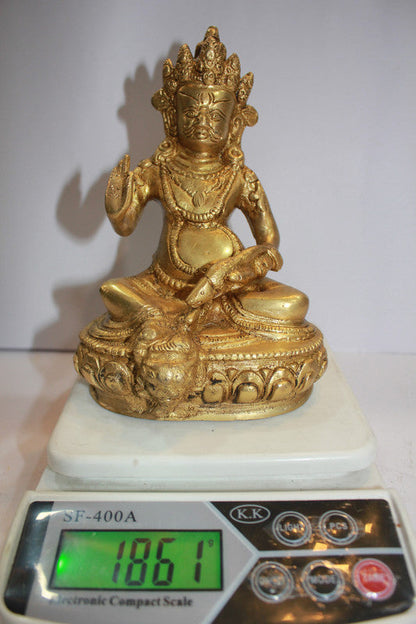 Brass Kuber Ji Statue