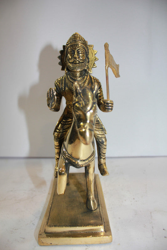 Brass Ramdev Pir Statue