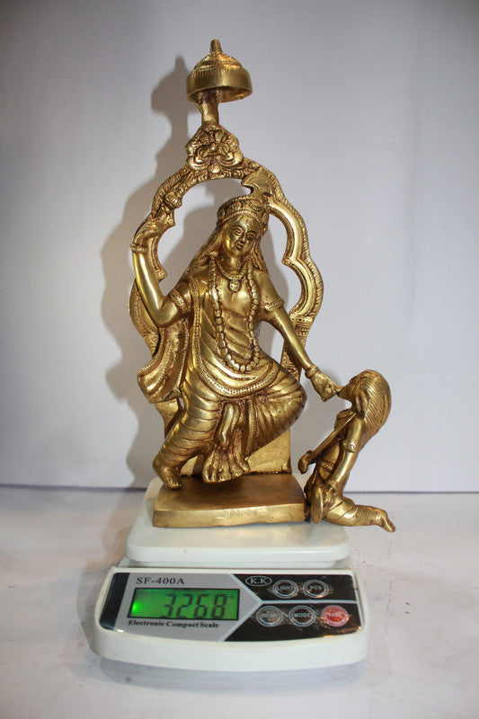 Brass Kali Maa God Idol Statue