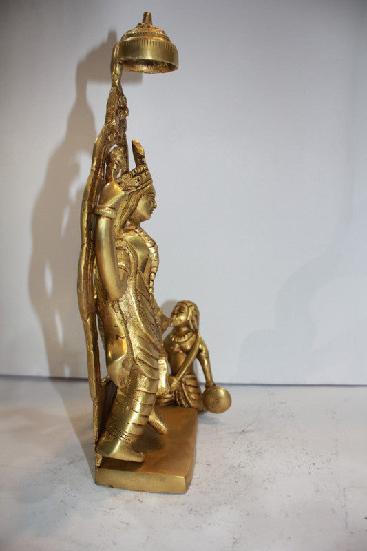 Brass Kali Maa God Idol Statue