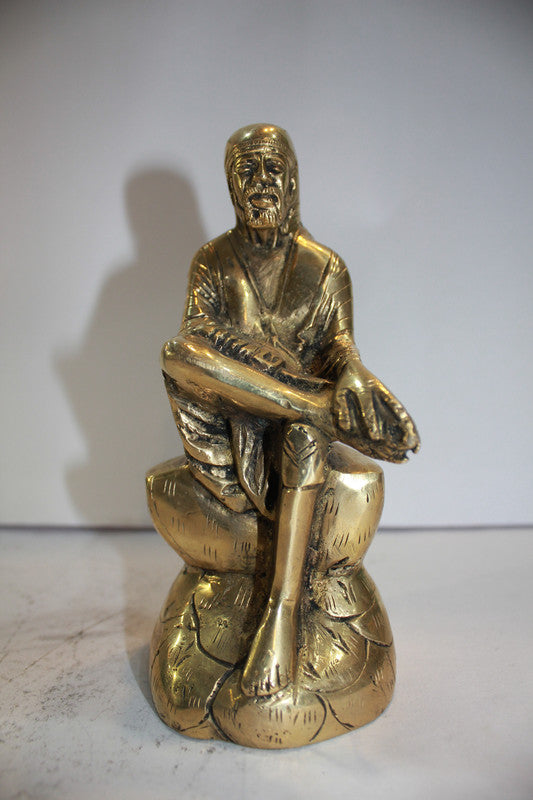 Brass Sai Baba Statue