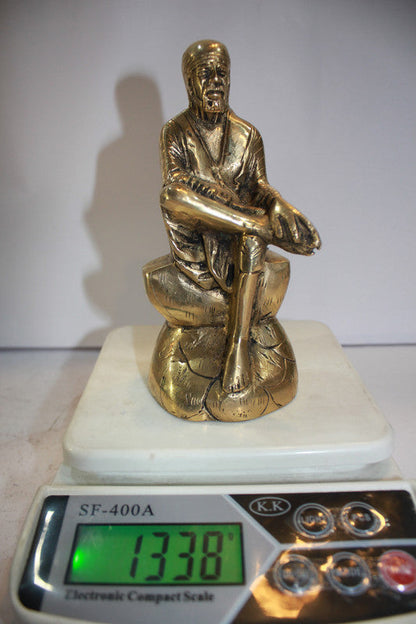 Brass Sai Baba Statue