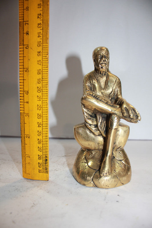 Brass Sai Baba Statue