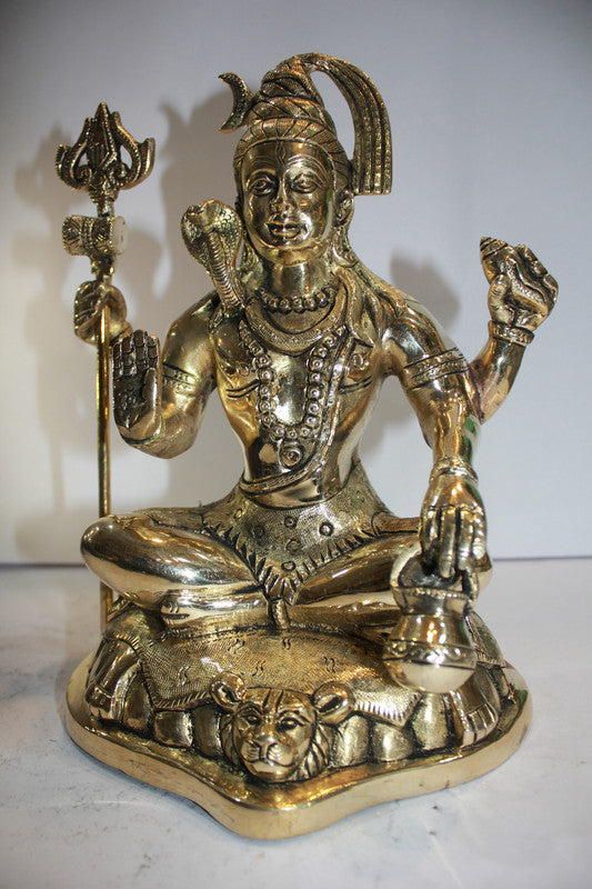 Brass Shiv Ji Idol Statue