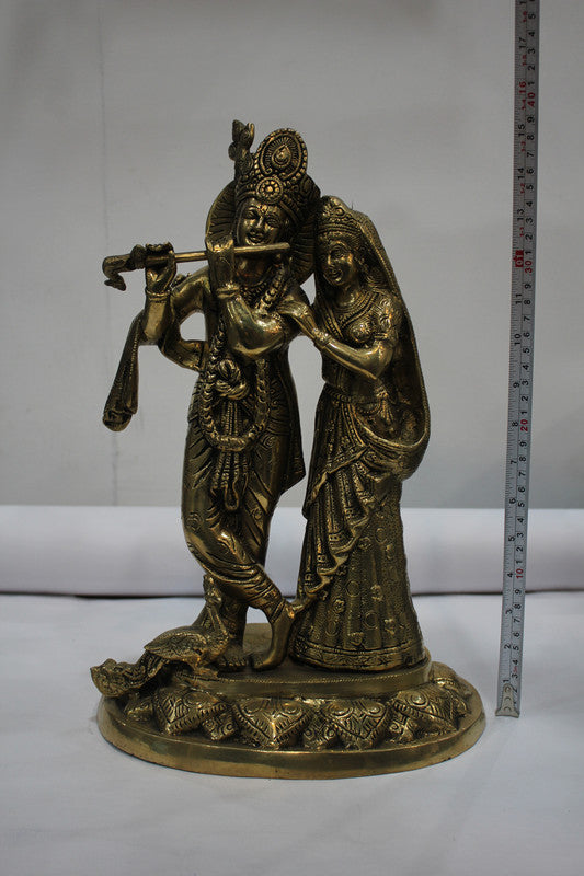 Brass Radha Krishan Statue